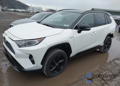 2020 Toyota Rav4 Hybrid Xse from USA, damaged, VIN 2T3EWRFV6LW051501
